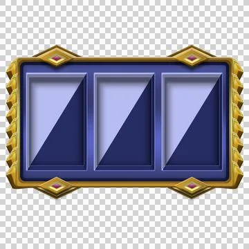Vector image of blank slot machine Stock Photos