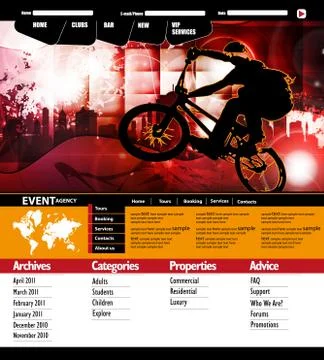 Vector image of BMX cyclist Stock Illustration