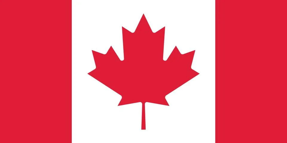 Vector Image of Canada Flag Stock Illustration