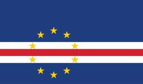 Vector Image of Cape Verde Flag Stock Illustration