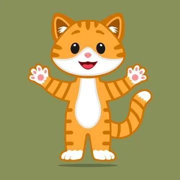 Vector image of a cat Stock Illustration