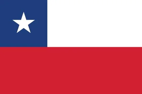Vector Image of Chile Flag Stock Illustration