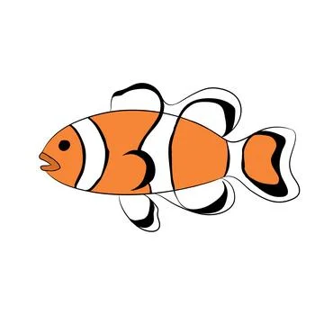 Vector Image Of Clownfish Stock Illustration