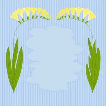Vector image of colorful flowers Stock Illustration