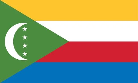 Vector Image of Comoros Flag Stock Illustration