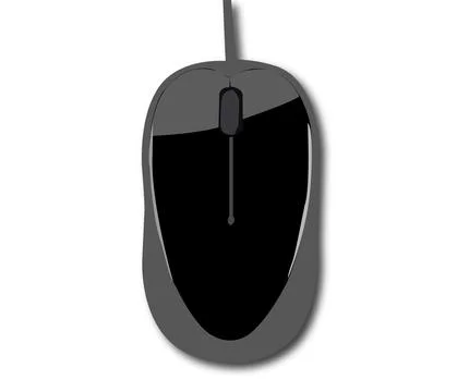 Vector Image Of  Computer Mouse 库存插图