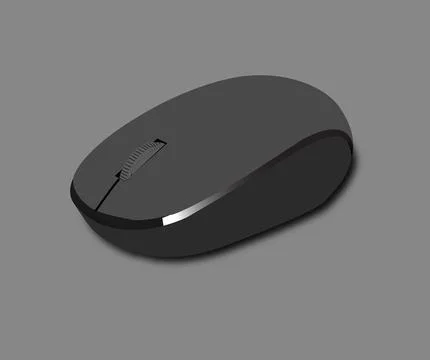 Vector image of computer mouse. Illustrazione stock