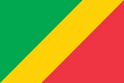 Vector Image of Congo Flag Stock Illustration
