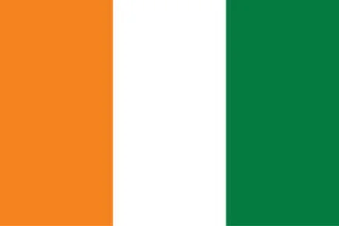 Vector Image of Cote d'Ivoire Flag Stock Illustration