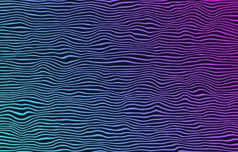 Vector image of distorted holographic pearly neon mesh. Vaporwave synthwave c Illustrazione stock