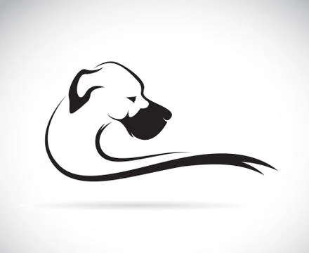Vector image of an dog (great dane) Stock Illustration