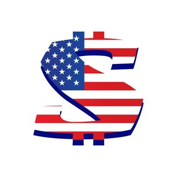 Vector image of a dollar sign Stock Illustration