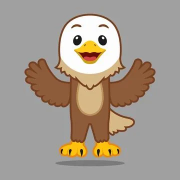 Vector image of an eagle Stock Illustration