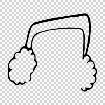 Vector image of ear muff Stock Photos