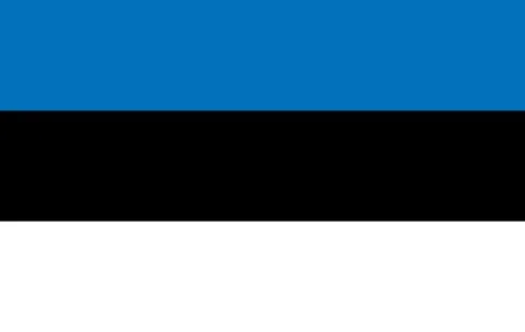 Vector Image of Estonia Flag Stock Illustration