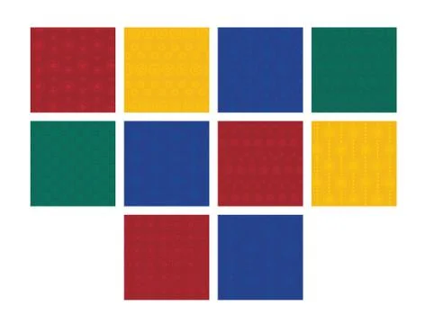 Vector image of floral patterns against white background 스톡 일러스트