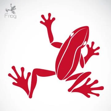 Vector image of an frog Stock Illustration
