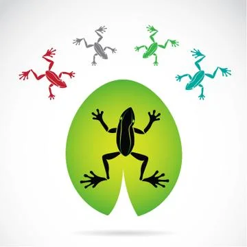 Vector image of a frog Stock Illustration