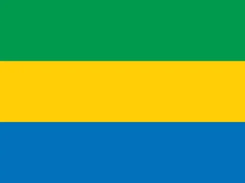 Vector Image of Gabon Flag Stock Illustration