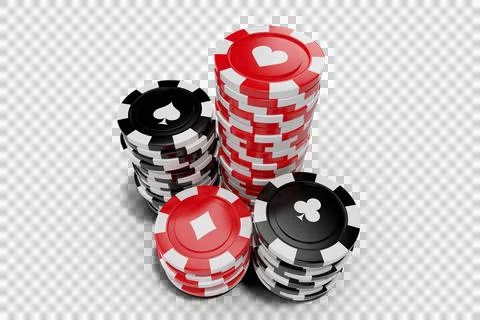Vector image of gambling chips Stockillustratie