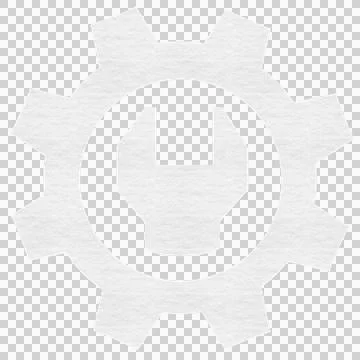 Vector image of gear wheel with cogs Stock Photos