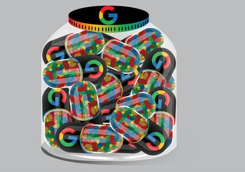 Vector Image Of Google Icon Stock Illustration