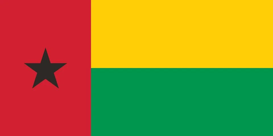 Vector Image of Guinea-Bissau Flag Stock Illustration