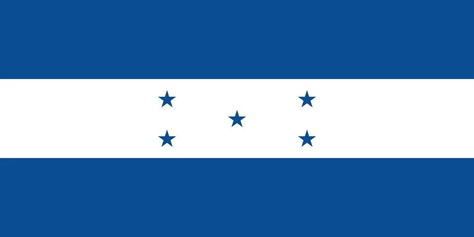 Vector Image of Honduras Flag Stock Illustration