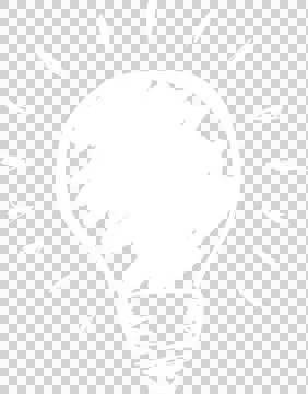Vector image of illuminated light bulb Stock Photos