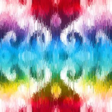 Vector image with imitation of grunge datamoshing texture. Seamless carpet te Illustrazione stock