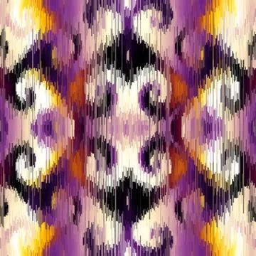 Vector image with imitation of grunge datamoshing texture. Seamless carpet te Illustrazione stock