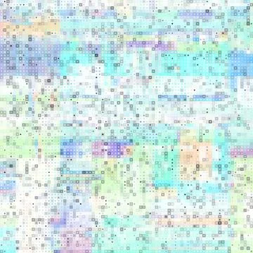 Vector image with imitation of grunge datamoshing texture. Stock Illustration