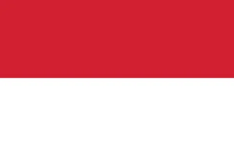 Vector Image of Indonesia Flag Stock Illustration