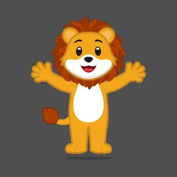 Vector image of a lion Stock Illustration