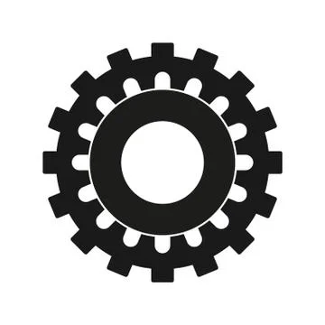 Vector image machine gears and transmission parts Stock Illustration
