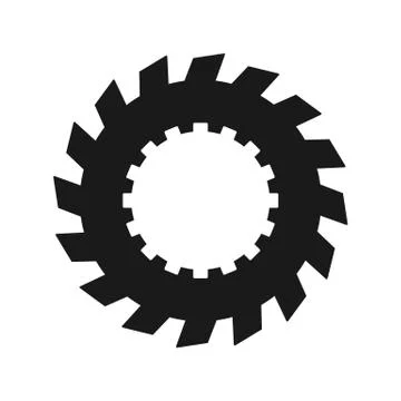 Vector image machine gears and transmission parts Stock Illustration