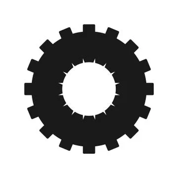 Vector image machine gears and transmission parts Stock Illustration