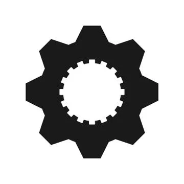 Vector image machine gears and transmission parts Illustrazione stock