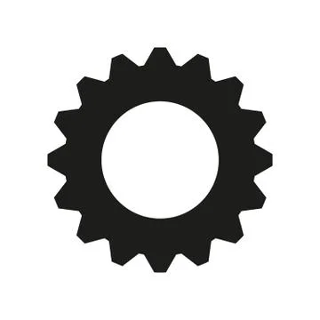 Vector image machine gears and transmission parts Stock Illustration