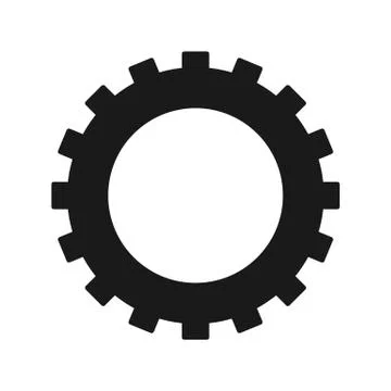 Vector image machine gears and transmission parts Stock Illustration