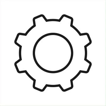 Vector image machine gears and transmission parts Stock Illustration