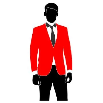 Vector image of manager man or businessman Stock Illustration