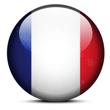 Vector Image -  Map with Dot Pattern on flag button of New Caledonia, French  Illustrazione stock