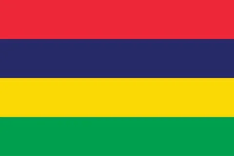 Vector Image of Mauritius Flag Stock Illustration