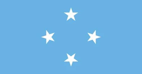 Vector Image of Micronesia Flag Stock Illustration