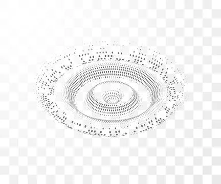 Vector image with a music smooth flow of sound waves on a transparent background イラスト素材