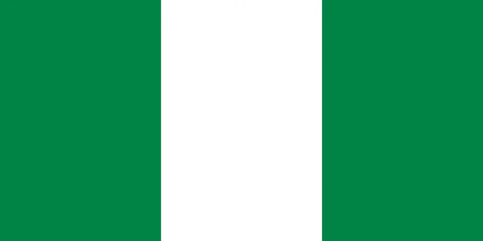 Vector Image of Nigeria Flag Stock Illustration