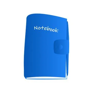 Vector image of a notepad for notes on a white background. Stock Illustration