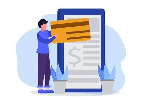 Vector Image Of Online Shopping Concept Stock Illustration