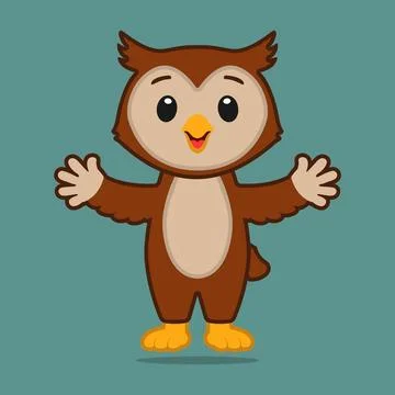Vector image of an owl Stock Illustration